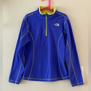 {The North Face}-Size M(10/12)-Glacier 1/4 Zip Fleece Sweater in Starry Purple